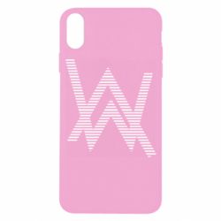 Чехол для iPhone X/Xs Alan Walker logo stripes - PrintSalon