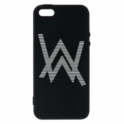 Чехол для iPhone5/5S/SE Alan Walker logo stripes - PrintSalon