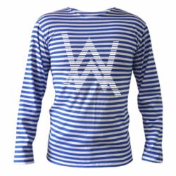 Тельняшка с длинным рукавом Alan Walker logo stripes - PrintSalon