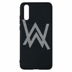 Чехол для Huawei P20 Alan Walker logo stripes - PrintSalon