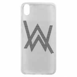 Чехол для Xiaomi Redmi 7A Alan Walker logo stripes - PrintSalon