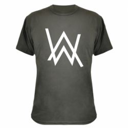 Камуфляжная футболка Alan Walker logo - PrintSalon