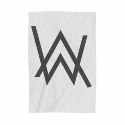 Полотенце с принтом Alan Walker logo - PrintSalon