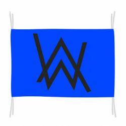 Флаг Alan Walker logo - PrintSalon