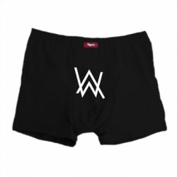 Трусы-боксеры Alan Walker logo - PrintSalon