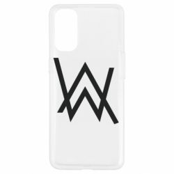 Чехол для Oppo Reno 4 Alan Walker logo - PrintSalon