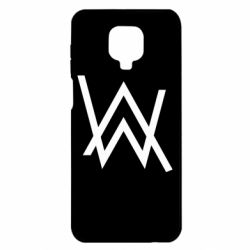 Чехол для Xiaomi Redmi Note 9S/9Pro/9Pro Max Alan Walker logo - PrintSalon