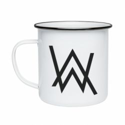 Кружка эмалированная Alan Walker logo - PrintSalon