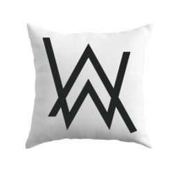 Подушка Alan Walker logo - PrintSalon