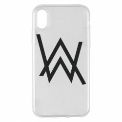 Чехол для iPhone X/Xs Alan Walker logo - PrintSalon