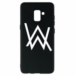 Чехол для Samsung A8+ 2018 Alan Walker logo - PrintSalon
