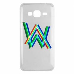 Чехол для Samsung J3 2016 Alan Walker multicolored logo - PrintSalon