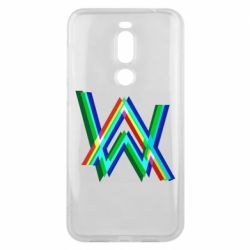 Чехол для Meizu X8 Alan Walker multicolored logo - PrintSalon