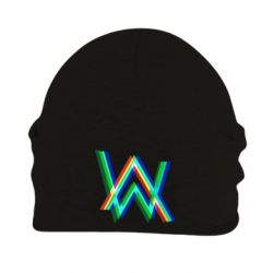 Шапка флисовая Alan Walker multicolored logo - PrintSalon