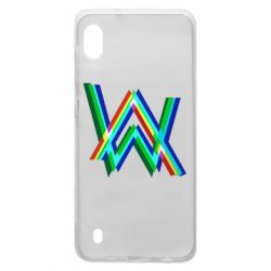 Чехол для Samsung A10 Alan Walker multicolored logo - PrintSalon