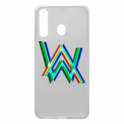 Чехол для Samsung A60 Alan Walker multicolored logo - PrintSalon