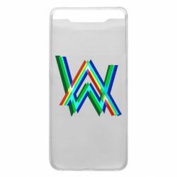 Чехол для Samsung A80 Alan Walker multicolored logo - PrintSalon