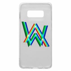 Чехол для Samsung S10e Alan Walker multicolored logo - PrintSalon