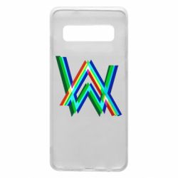 Чехол для Samsung S10 Alan Walker multicolored logo - PrintSalon