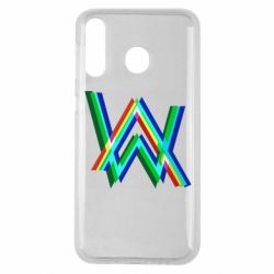 Чехол для Samsung M30 Alan Walker multicolored logo - PrintSalon