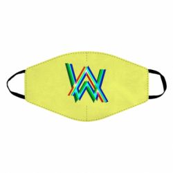 Маска многоразовая Alan Walker multicolored logo - PrintSalon