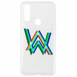Чехол для Oppo A31 Alan Walker multicolored logo - PrintSalon