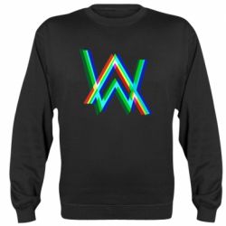 Cвитшот Alan Walker multicolored logo