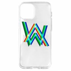 Чехол для iPhone 12 mini Alan Walker multicolored logo - PrintSalon