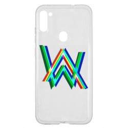 Чехол для Samsung A11/M11 Alan Walker multicolored logo - PrintSalon