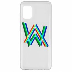 Чехол для Samsung A31 Alan Walker multicolored logo - PrintSalon