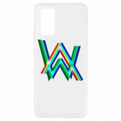 Чехол для Samsung A32 4G Alan Walker multicolored logo - PrintSalon