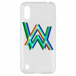 Чехол для Samsung A01/M01 Alan Walker multicolored logo - PrintSalon