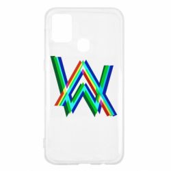 Чехол для Samsung M31 Alan Walker multicolored logo - PrintSalon
