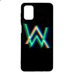 Чехол для Samsung M51 Alan Walker multicolored logo - PrintSalon