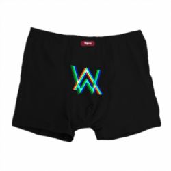 Трусы-боксеры Alan Walker multicolored logo - PrintSalon