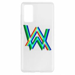 Чехол для Samsung S20 FE Alan Walker multicolored logo - PrintSalon