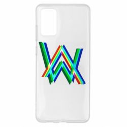 Чехол для Samsung S20+ Alan Walker multicolored logo - PrintSalon