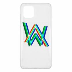 Чехол для Samsung Note 10 Lite Alan Walker multicolored logo - PrintSalon