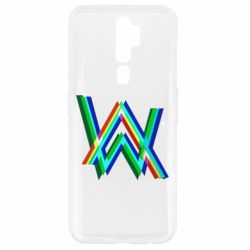 Чехол для Oppo A5/A9 2020 Alan Walker multicolored logo - PrintSalon