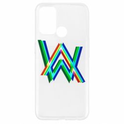 Чехол для Oppo A52/A72/A92 Alan Walker multicolored logo - PrintSalon