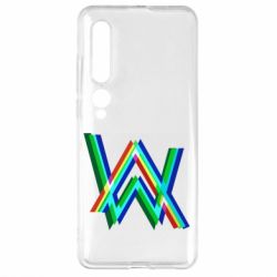 Чехол для Xiaomi Mi10/10 Pro Alan Walker multicolored logo - PrintSalon