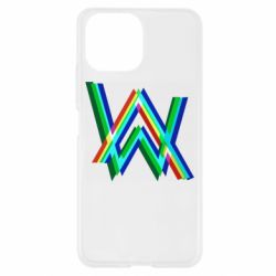 Чехол для Xiaomi Mi11 Lite Alan Walker multicolored logo - PrintSalon