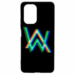 Чехол для Xiaomi Poco F3/K40 Alan Walker multicolored logo - PrintSalon