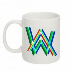 Чашка 320ml Alan Walker multicolored logo - PrintSalon