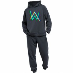 Мужской костюм Alan Walker multicolored logo - PrintSalon