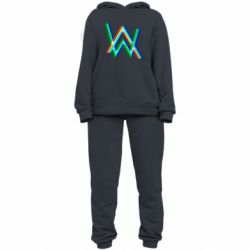Женский костюм Alan Walker multicolored logo - PrintSalon