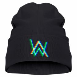 Детская шапка Alan Walker multicolored logo - PrintSalon