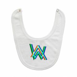 Слинявчик Alan Walker multicolored logo-PrintSalon Слинявчик Alan Walker multicolored logo