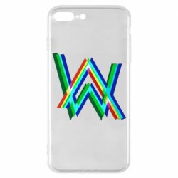 Чехол для iPhone 7 Plus Alan Walker multicolored logo - PrintSalon