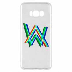 Чехол для Samsung S8 Alan Walker multicolored logo - PrintSalon